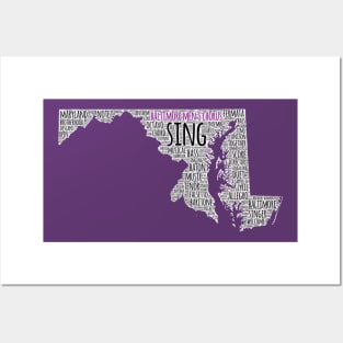 Sing Maryland Posters and Art